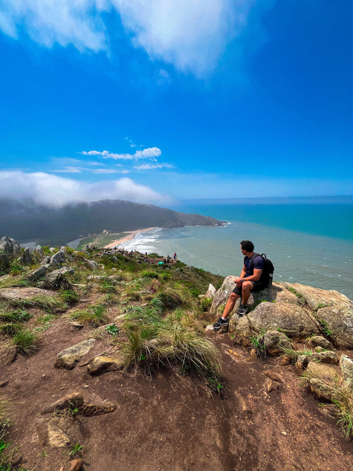 Alef Rodrigues Rosa no Morro da Coroa em Florianópolis SC
