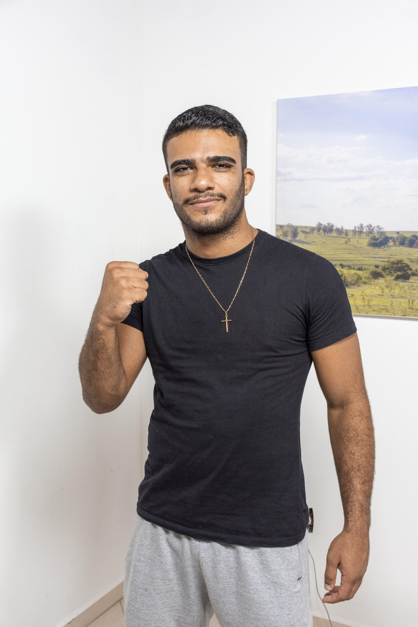 Micael Braga no estudio do Prosa Fora